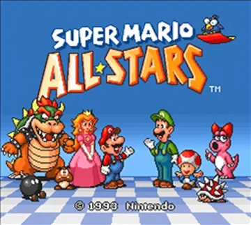 Super Mario All-Stars (USA) screen shot title